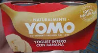 Mängden socker i Yogurt intero con banana