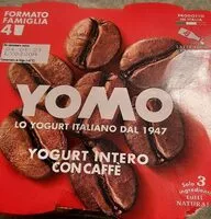 Mängden socker i Jogurt intero con caffè