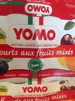 Mängden socker i Yomo yogurt ai frutti misti
