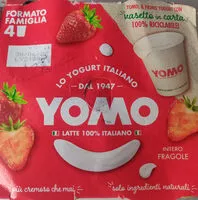 Mängden socker i yogurt intero con fragola