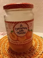 Mängden socker i Pesche allo sciroppo