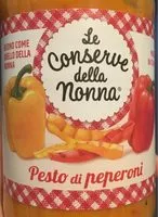 Mängden socker i Le Conserve Della Nonne - pesto de peperoni