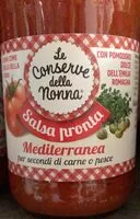Mängden socker i Salsa pronta mediterranea