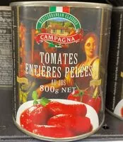 Mängden socker i Tomates entières pelées