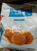 Mängden socker i Biscotti all' uovo