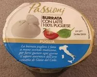 Mängden socker i Burrata