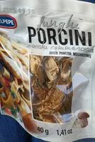 Mängden socker i Funghi porcini secchi commerciale