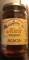 Mängden socker i Miele italiano di acacia