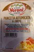 Mängden socker i Pancetta affumicata a cubetti