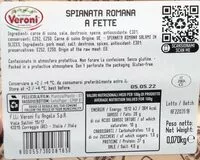 Mängden socker i Spianata Romana