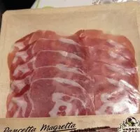 Mängden socker i Pancetta magretta a fette Veroni