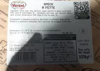 Mängden socker i Speck