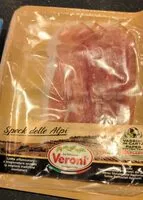 Mängden socker i Speck dell Alpi