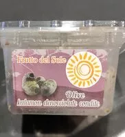Mängden socker i Olive kalamon denocciolate condite