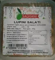 Mängden socker i Lupini in salamoia