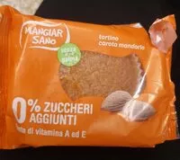 Mängden socker i Tortino carota mandorla senza zuccheri aggiunti