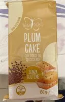 Mängden socker i plumcake con gocce di cioccolato