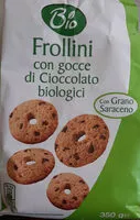 Mängden socker i Frollini con gocce di cioccolato biologici