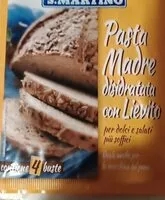 Mängden socker i pasta madre disidratata con lievito