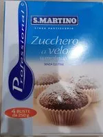 Mängden socker i Zucchero a velo vanigliato senza glutine