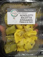 Mängden socker i Agnolotti ricotta épinards