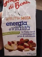 Mängden socker i Mix di frutta secca energia e vitalità