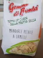 Mängden socker i Mandorle pelate a lamelle