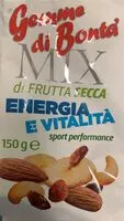 Mängden socker i Mix frutta secca energia e vitalità