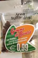 Mängden socker i Uvetta sultanina