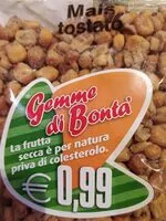 Mängden socker i Mais tostato