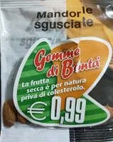 Mängden socker i Mandorle sgusciate