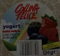 Mängden socker i Yogurt con frutti di bosco