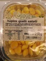 Mängden socker i Lupini gialli salati