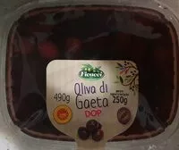 Mängden socker i Oliva di Gaeta dop