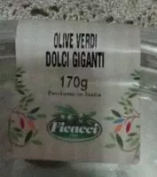 Mängden socker i Olive verdi dolci giganti