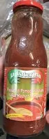 Mängden socker i Purée de tomates