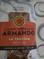 Mängden socker i Pasta integrale la treccia