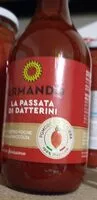 Mängden socker i Passata di datterini