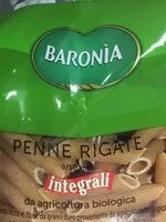 Mängden socker i Penne rigate integrali