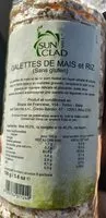 Mängden socker i Galette de mais et riz