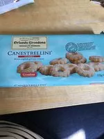 Mängden socker i Canestrellini