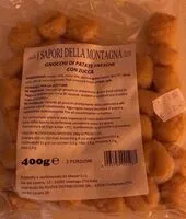 Mängden socker i Gnocchi di patate fresche con zucca