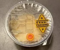 Mängden socker i Formaggio grana padano dop