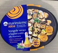 Mängden socker i Vongole veraci e lupini cotti alla marinara