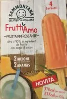 Mängden socker i Frutti Amo