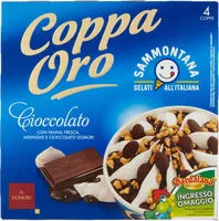 Mängden socker i Coppa oro cioccolato
