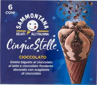 Mängden socker i Cinque stelle cioccolato
