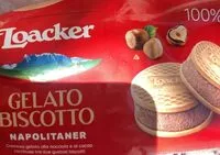 Mängden socker i Loaker gelato biscotto