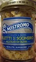 Mängden socker i Filetti di sgombro