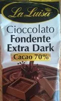 Mängden socker i Cioccolato fondente Cacao 70%